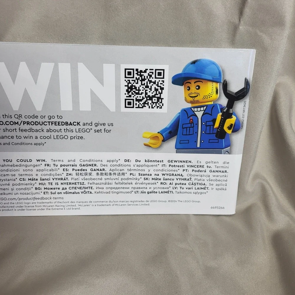 LEGO Technic 42166 NEOM McLaren Extreme E Race Car Instruction Manual Only‎ - Picture 2 of 2